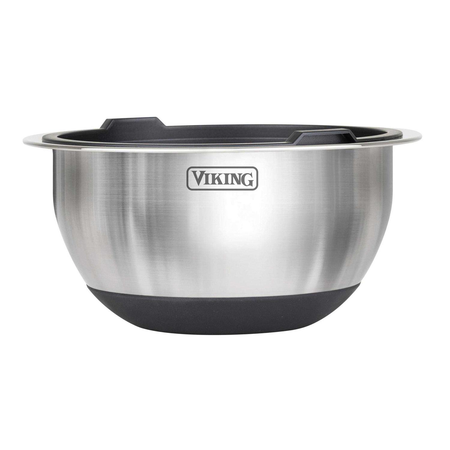 Viking 10 Piece Stainless Steel Mixing, Prep and Serving Bowl Set