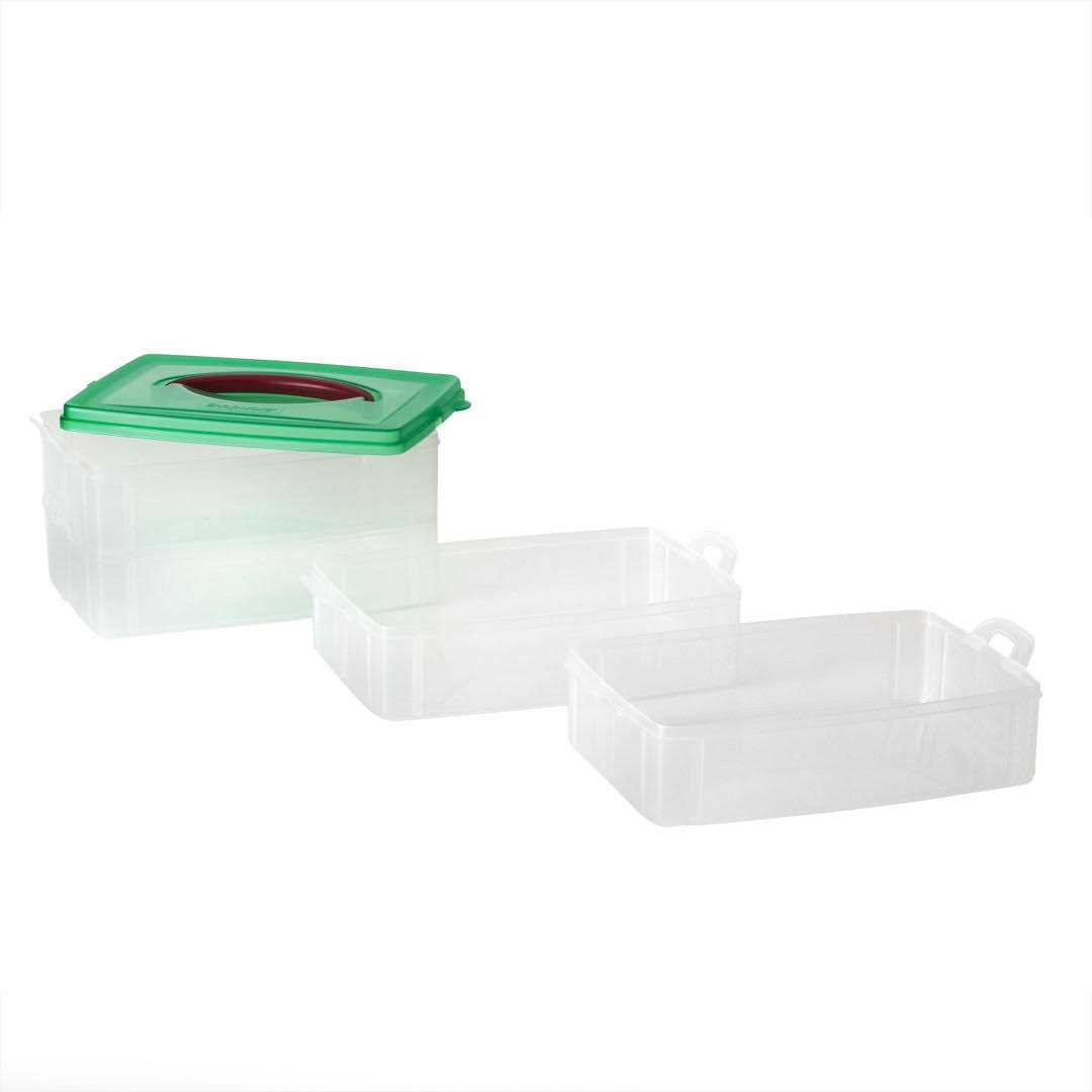 Snapware Fba_ Snap ‘N Stack Seasonal 6 inchx9 inch Rectangle 2.5 inch L