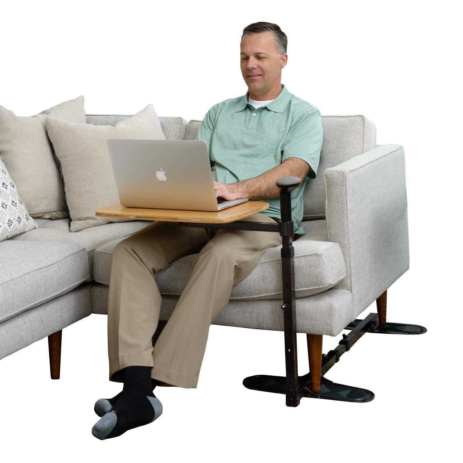 Stander Omni Tray Table Swivel Bamboo TV Tray and Laptop Table & Support