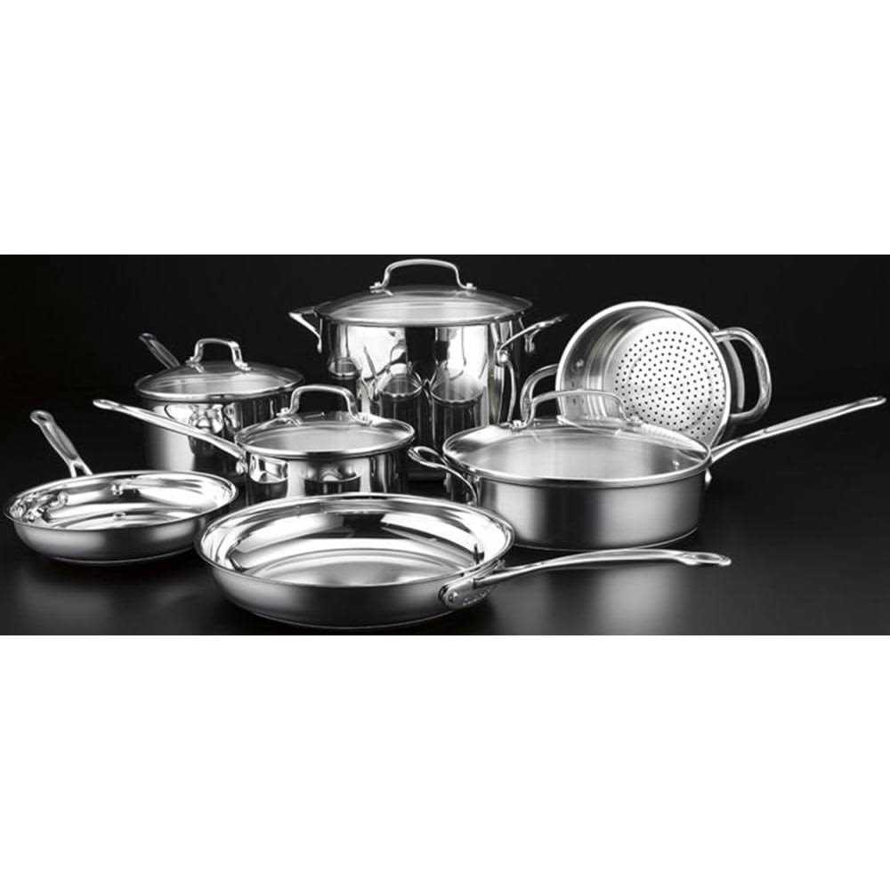 Cuisinart 11-Piece Chef’s Classic Stainless Cookware Set