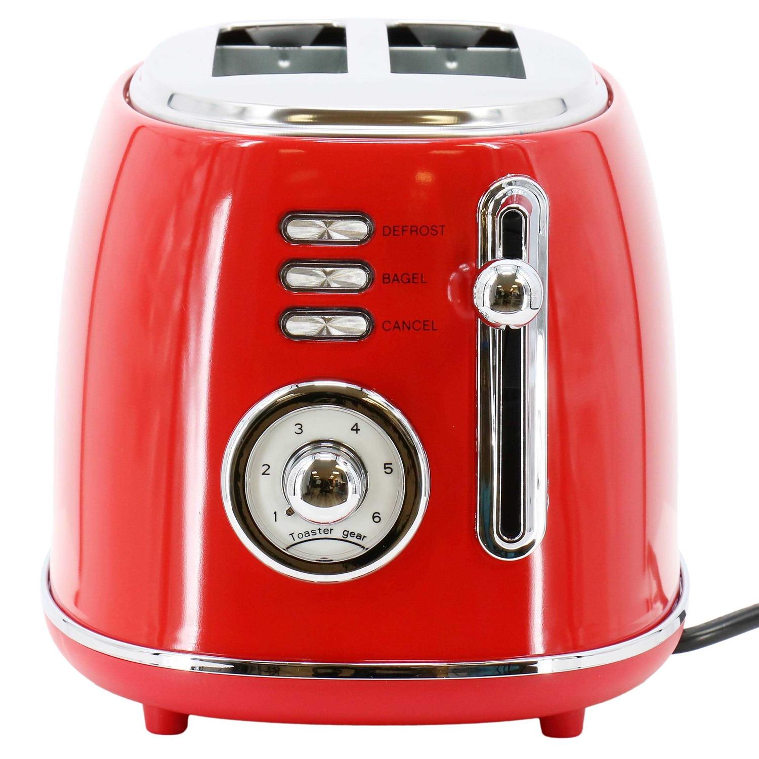 MegaChef 1.7 Liter Electric Tea Kettle and 2 Slice Toaster Combo