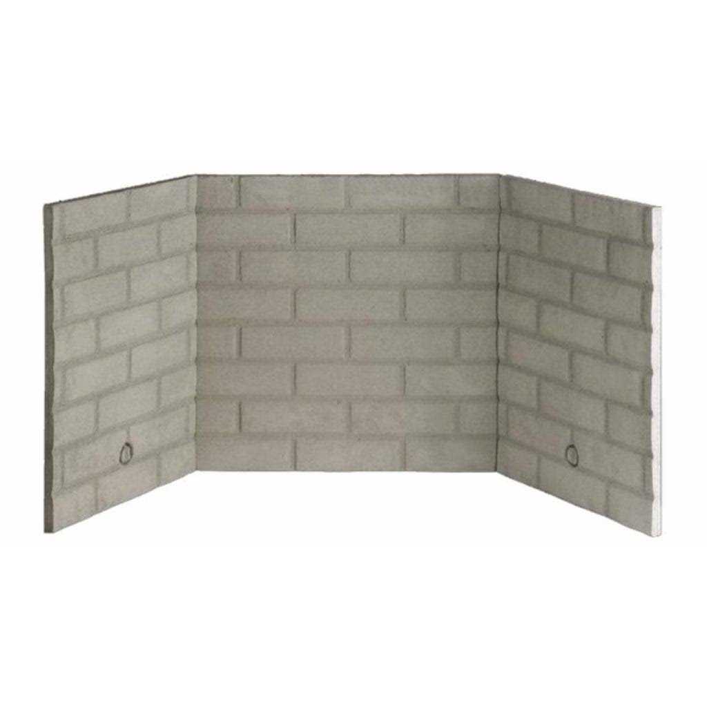 Superior 42 White Stacked Ceramic Fiber Brick Liner