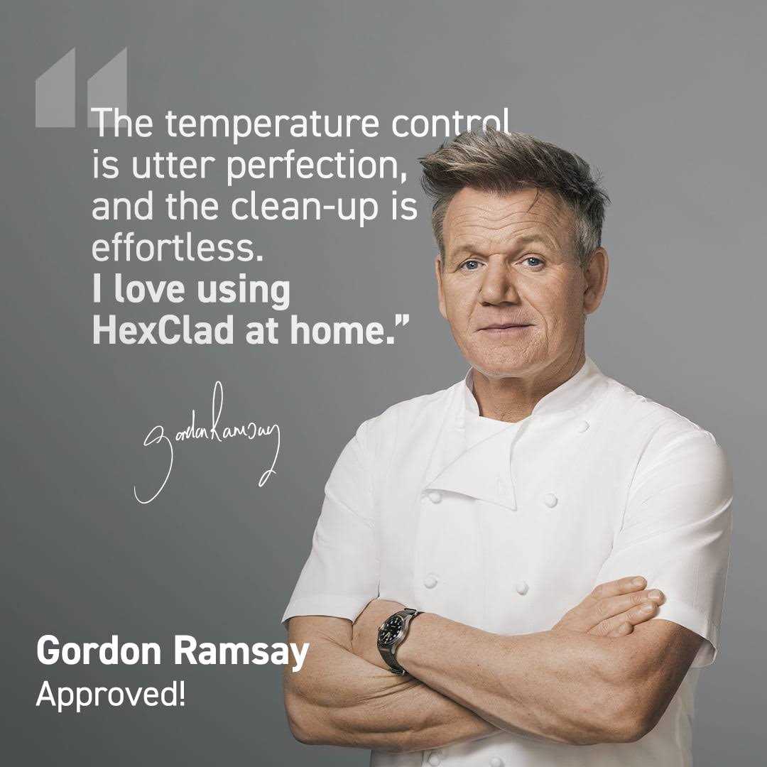 HexClad 6 Piece Hybrid Stainless Steel Cookware Pan Set 8 inch