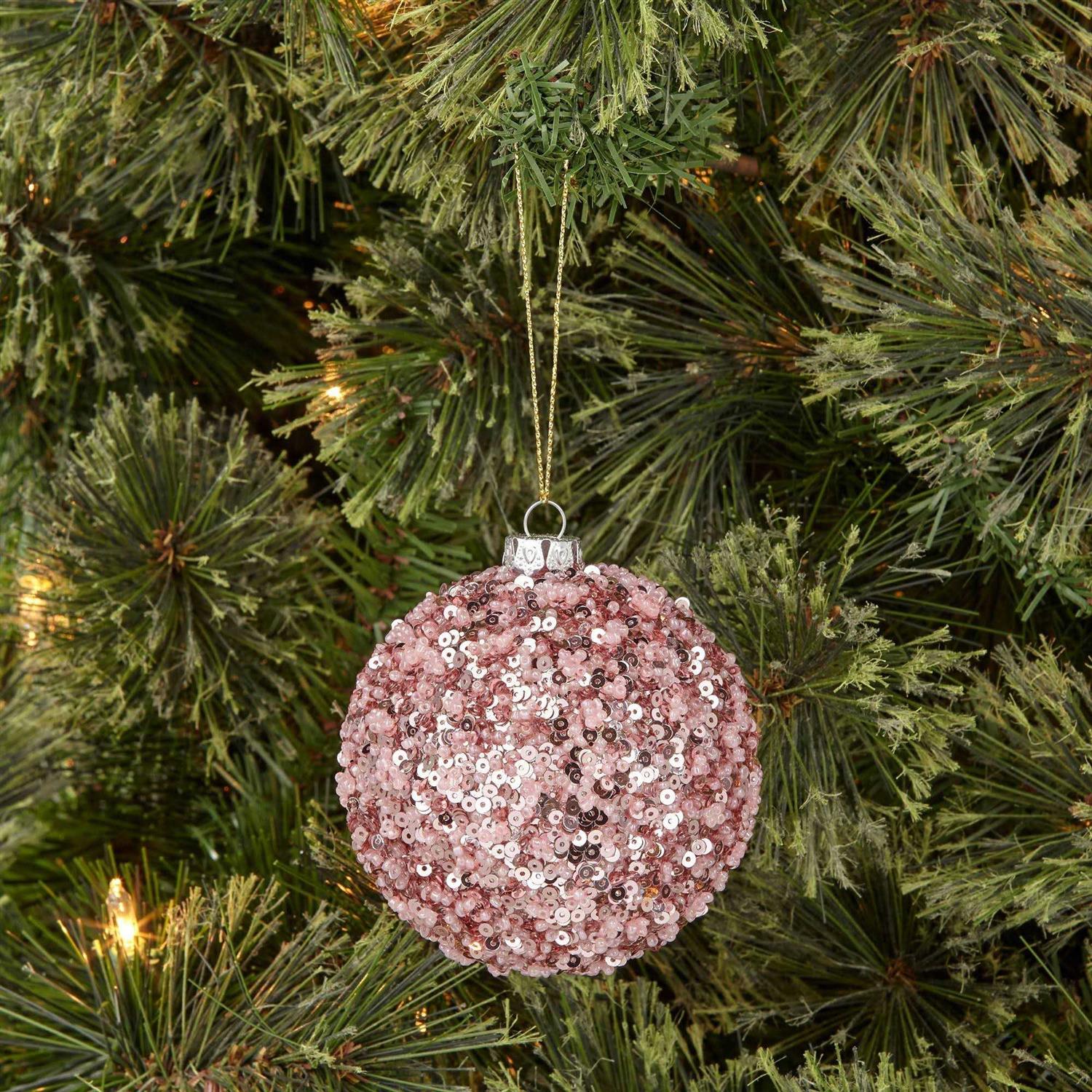Wondershop Sequined Ball Christmas Tree Ornament