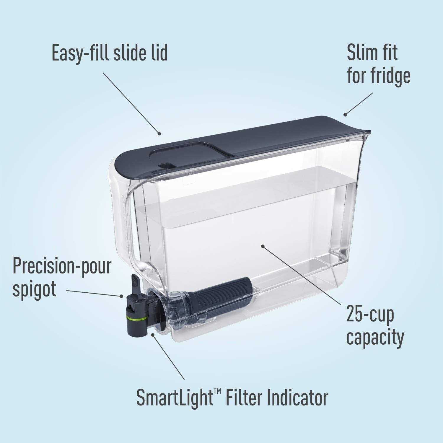 Brita XL 25 Cup Filtered Water Dispenser with 1 Stream Filter