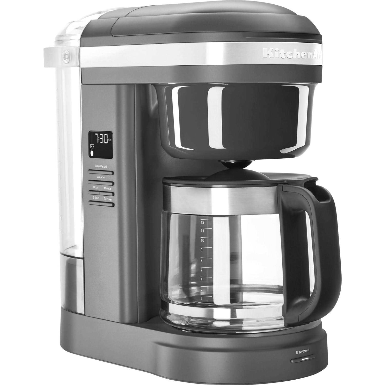 KitchenAid 12 Cup Drip Coffee Maker with Spiral Showerhead