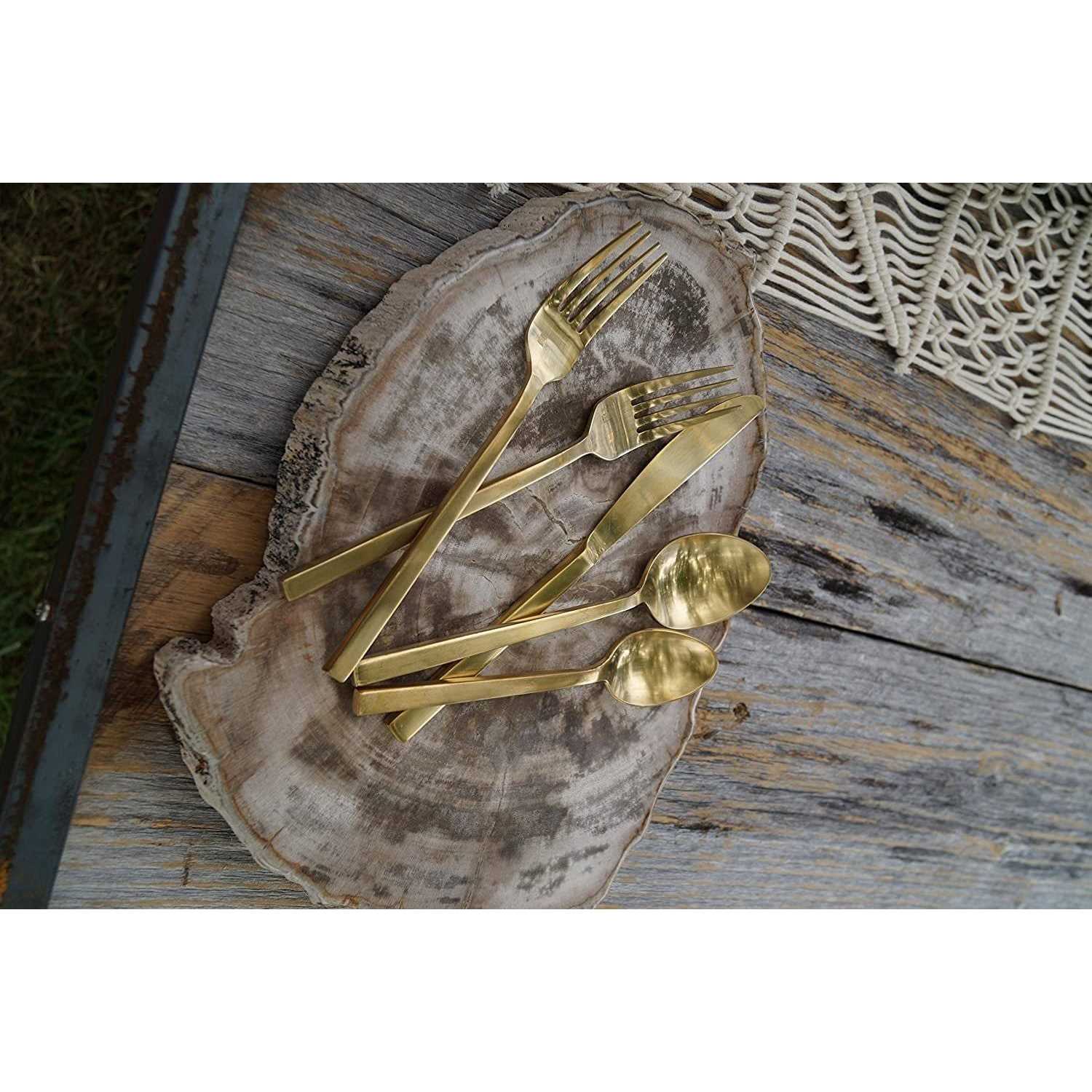 Fortessa Arezzo 5-Piece Stainless Steel Flatware Set