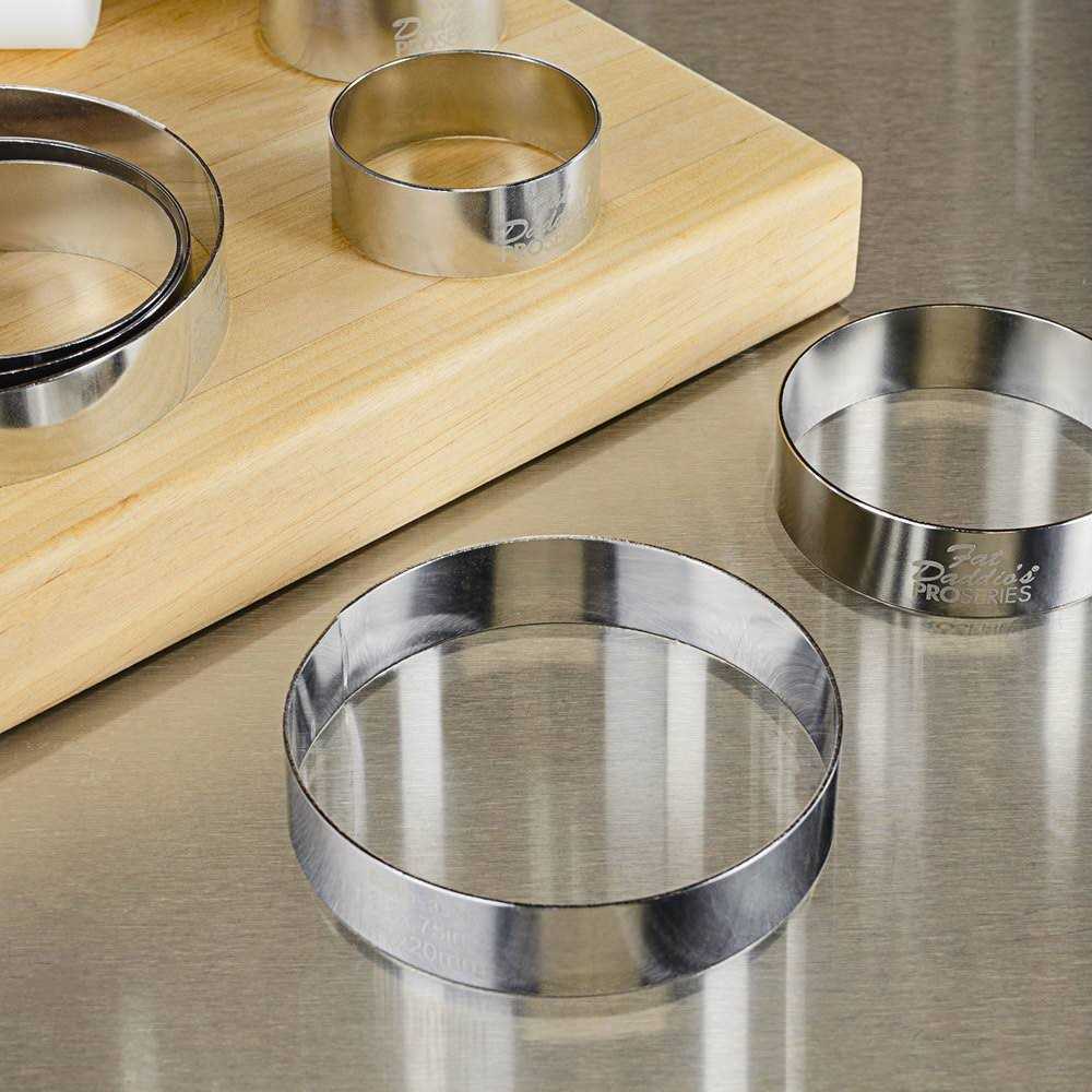 Fat Daddio’s Stainless Steel Round Cake Pastry Ring