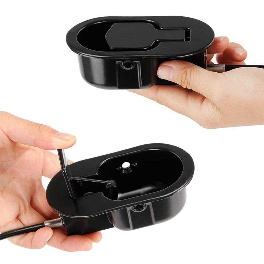 Ttmagic Metal Recliner Handle Replacement Parts With Cable, Couch Release Lever Pull Handle, Fits Ashley and Most Recliner Sofa Brand