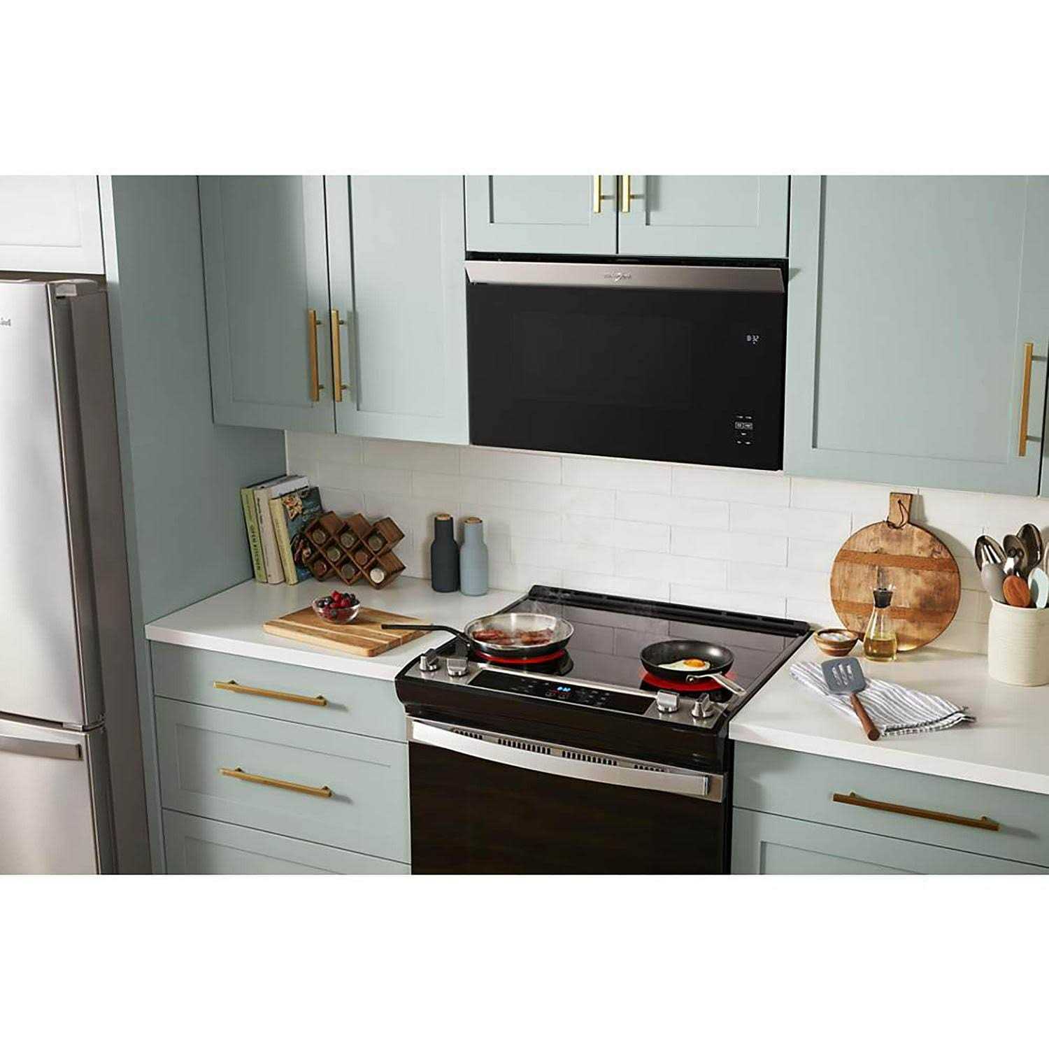 Whirlpool 1.1 Cu. Ft. Flush Mount Microwave with Turntable-Free Design