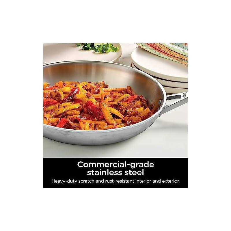 Ninja EverClad Commercial-Grade Stainless Steel Cookware 12-Piece Set C99012