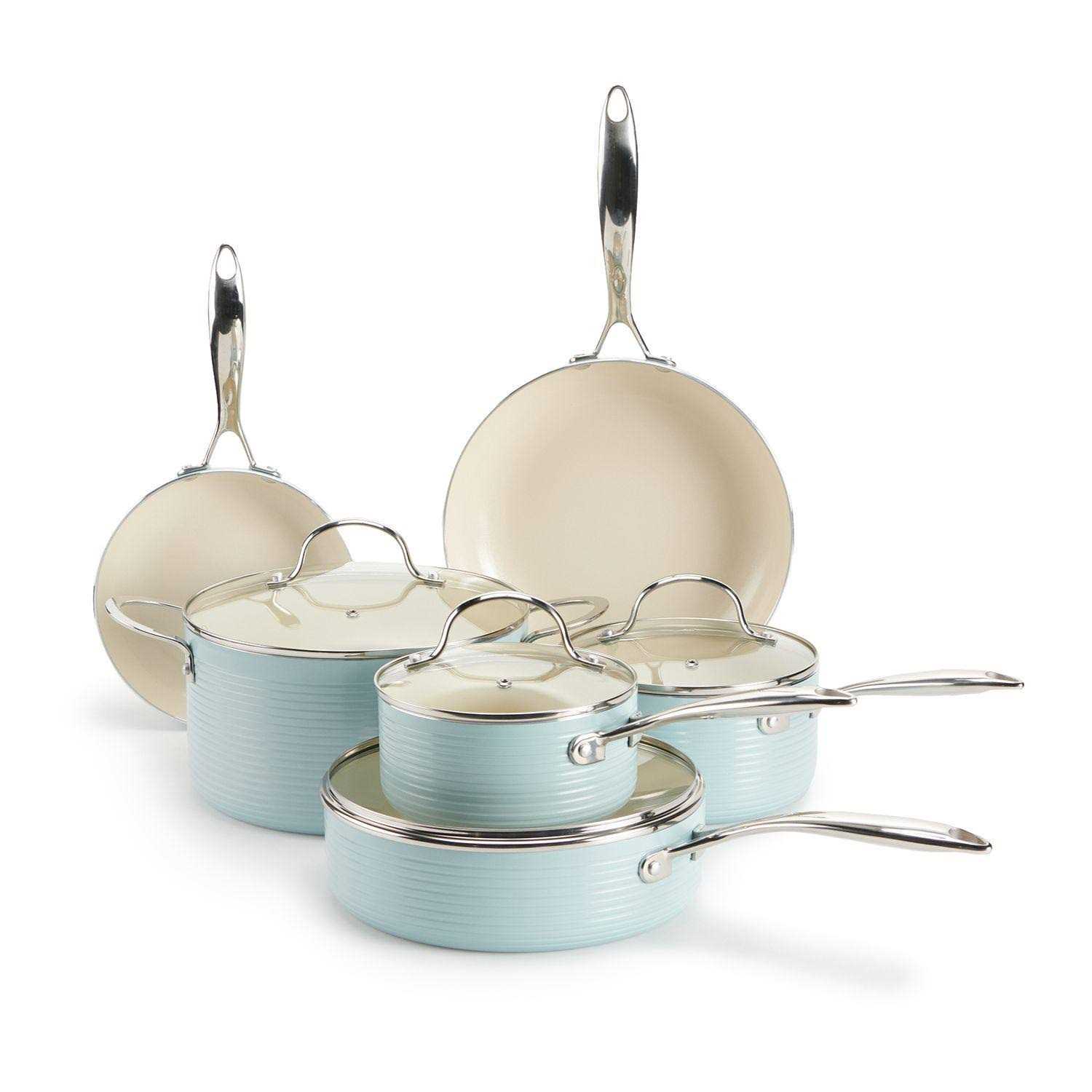 Food Network Farmstead 10-pc. Nonstick Ceramic Cookware Set