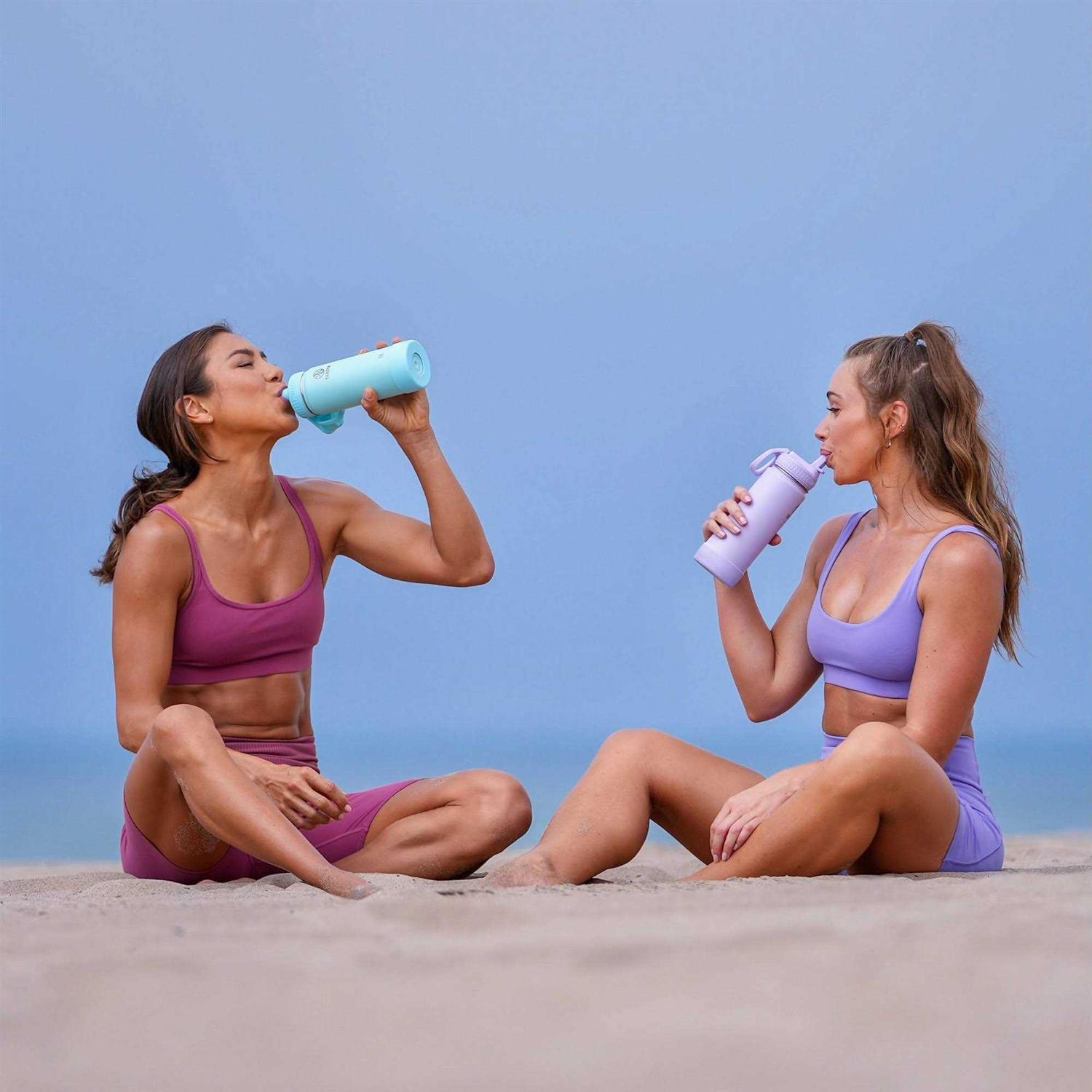 Takeya Actives Insulated Stainless Steel Water Bottle with Straw Lid