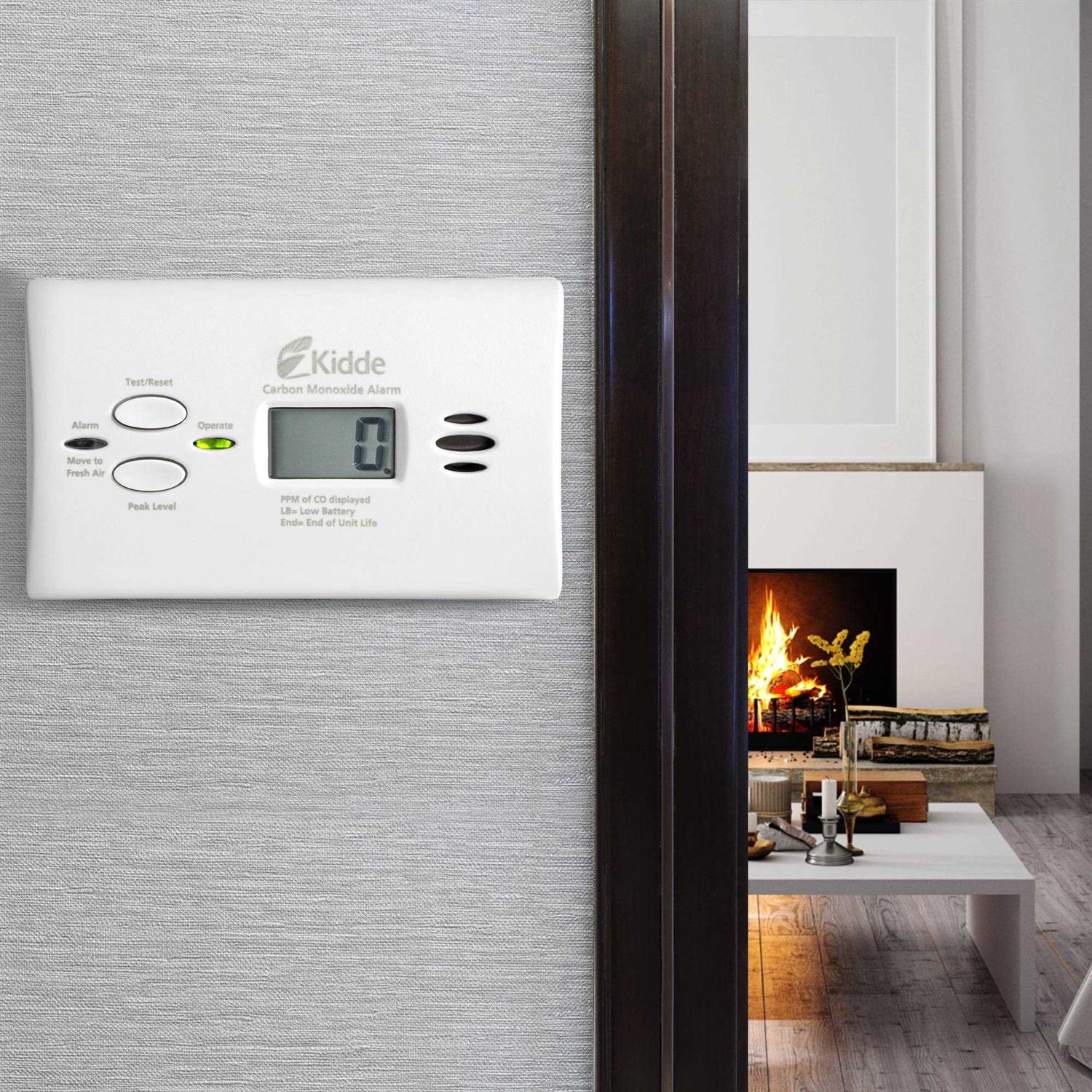 Kidde Battery Operated Digital Display Carbon Monoxide Alarm 21008873