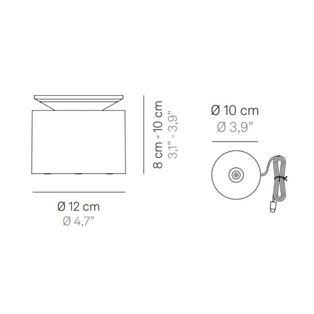 Zafferano Pushup Pro led Table Lamp