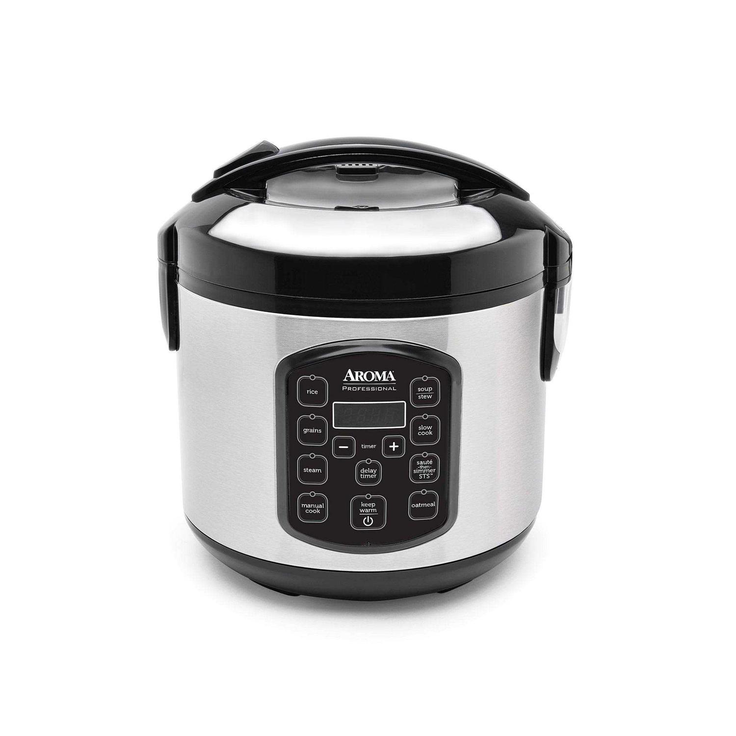 L’aroma 8 Cup Digital Rice Cooker Steamer