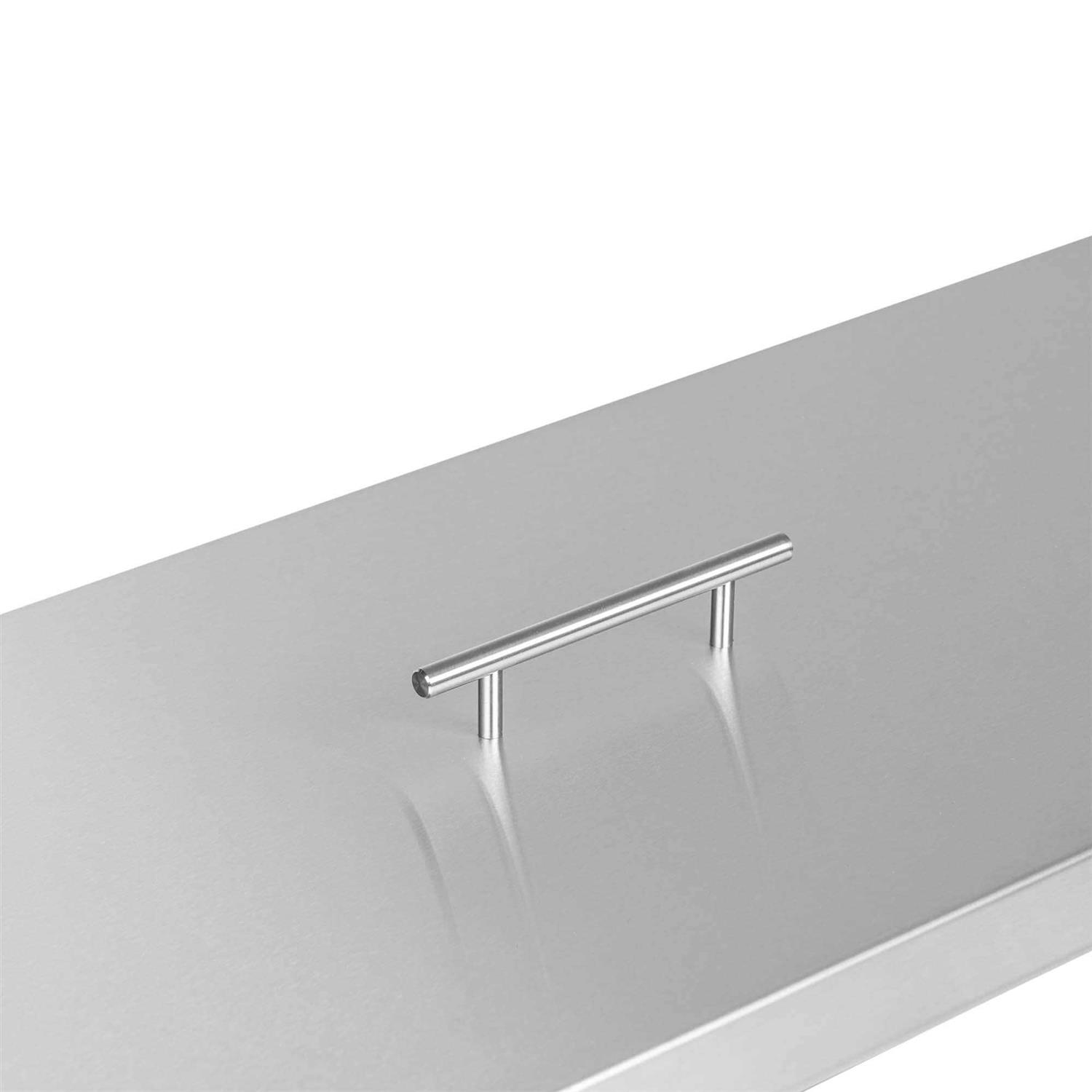 Celestial Fire Glass Celestial Fire Pit Cover Rectangular Burner Pan