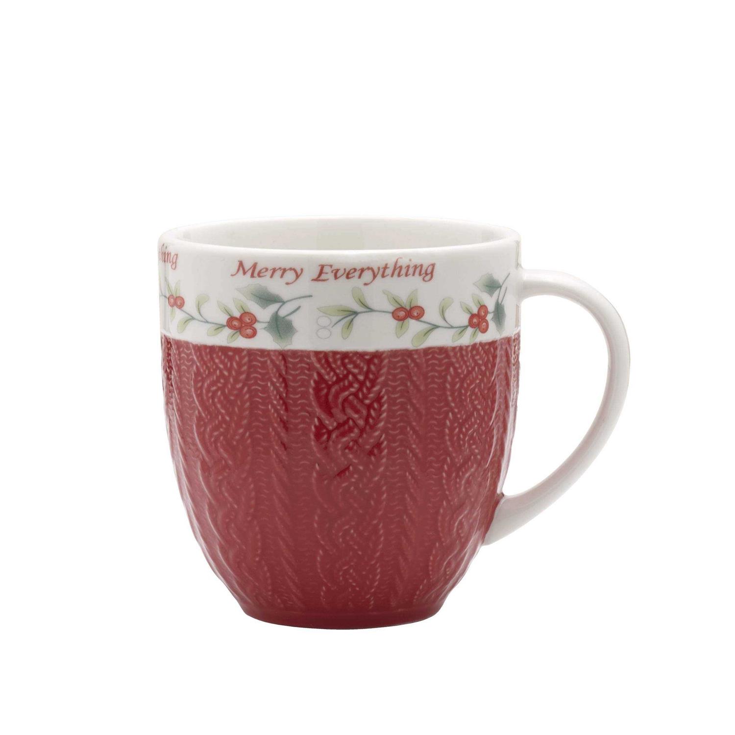 Pfaltzgraff Embossed Sweater Mug