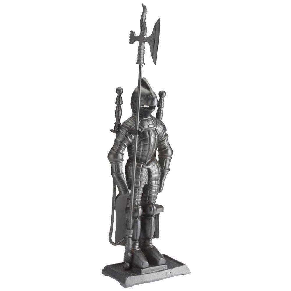 LIZH LIZH METALWORK Lizh Metalwork Dark Knight Fireplace Tool Set