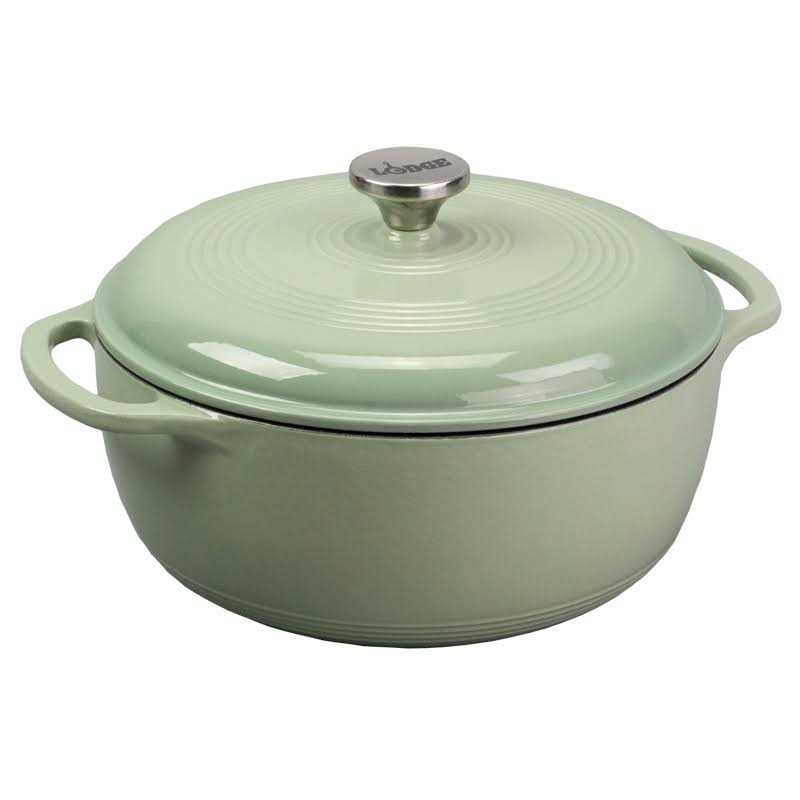 Lodge 7 Quart Enameled Cast Iron Dutch Oven