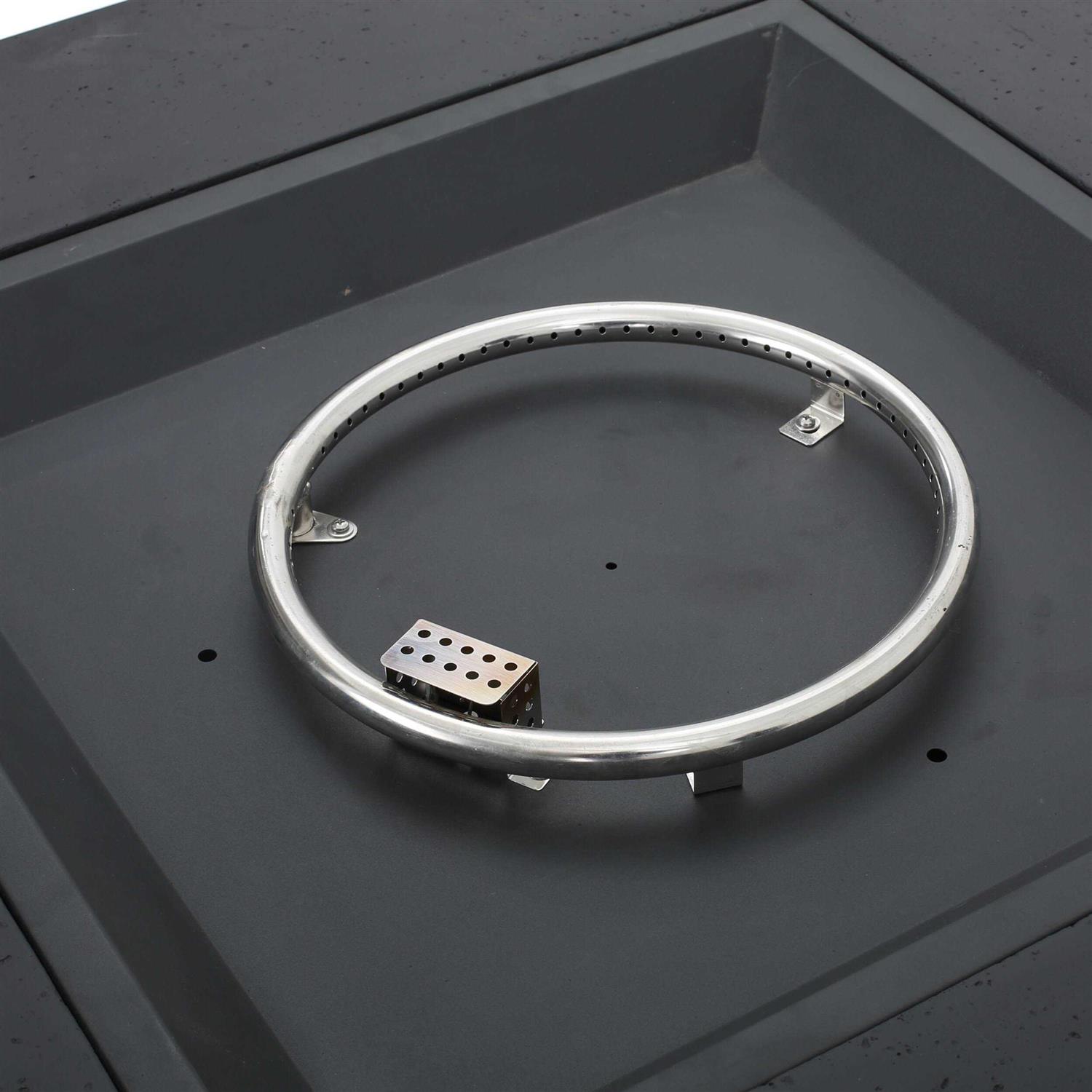 Aidan Outdoor 50,000 BTU Lightweight Concrete Square Fire Pit by Christopher Knight Home