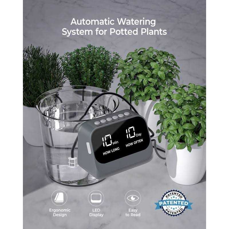 YITIKA Automatic Watering System for Potted Plants Plant Waterer with Smart Programmable Timer