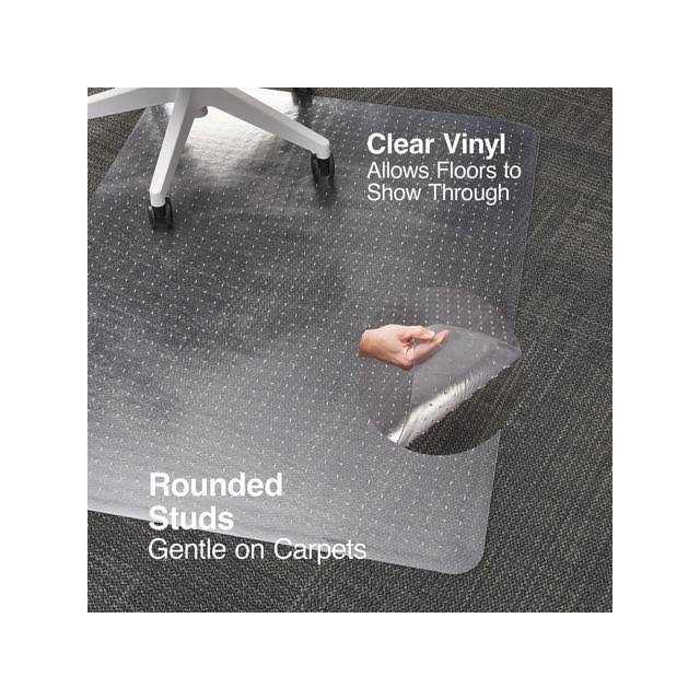 Staples Low Pile Carpet Chair Mat Rectangular