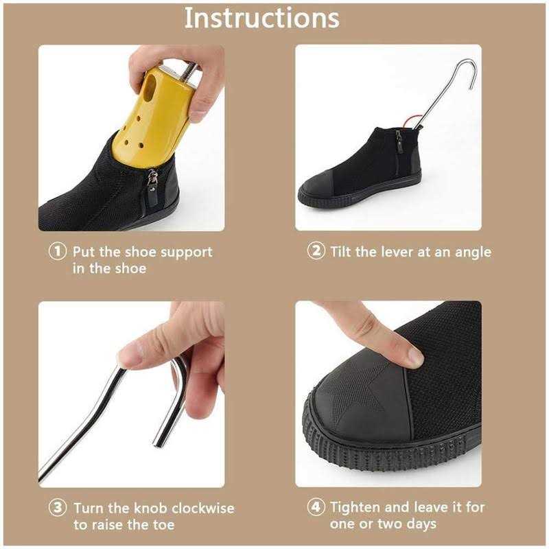 Shoe Trees Higher,1Pcs Suitable for Left and Right Feet -Unisex Stretching Work Boots Height Shoe Stretcher Adjustable Boot Instep Stretchers