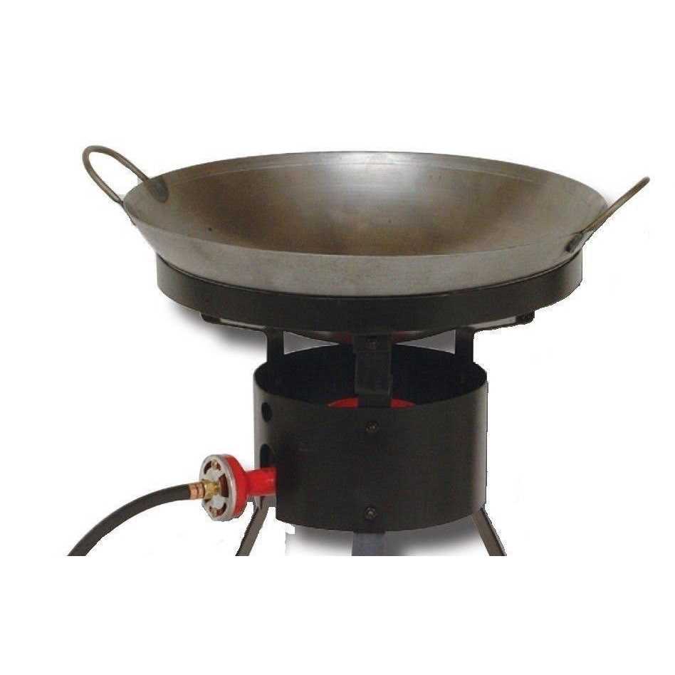 King Kooker #24wc 24 Portable Propane Outdoor Cooker with 18 Steel Wok