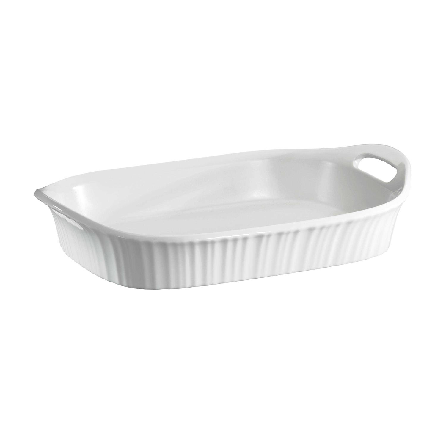 Corningware French White Oblong Casserole 3 qt
