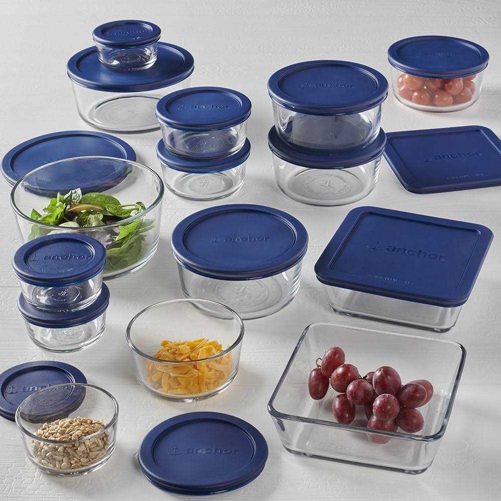 Anchor Hocking Glass Storage Set