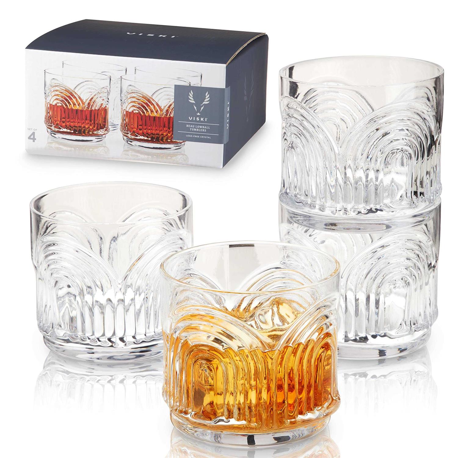 Beau Lowball Tumblers Set of 4 by Viski
