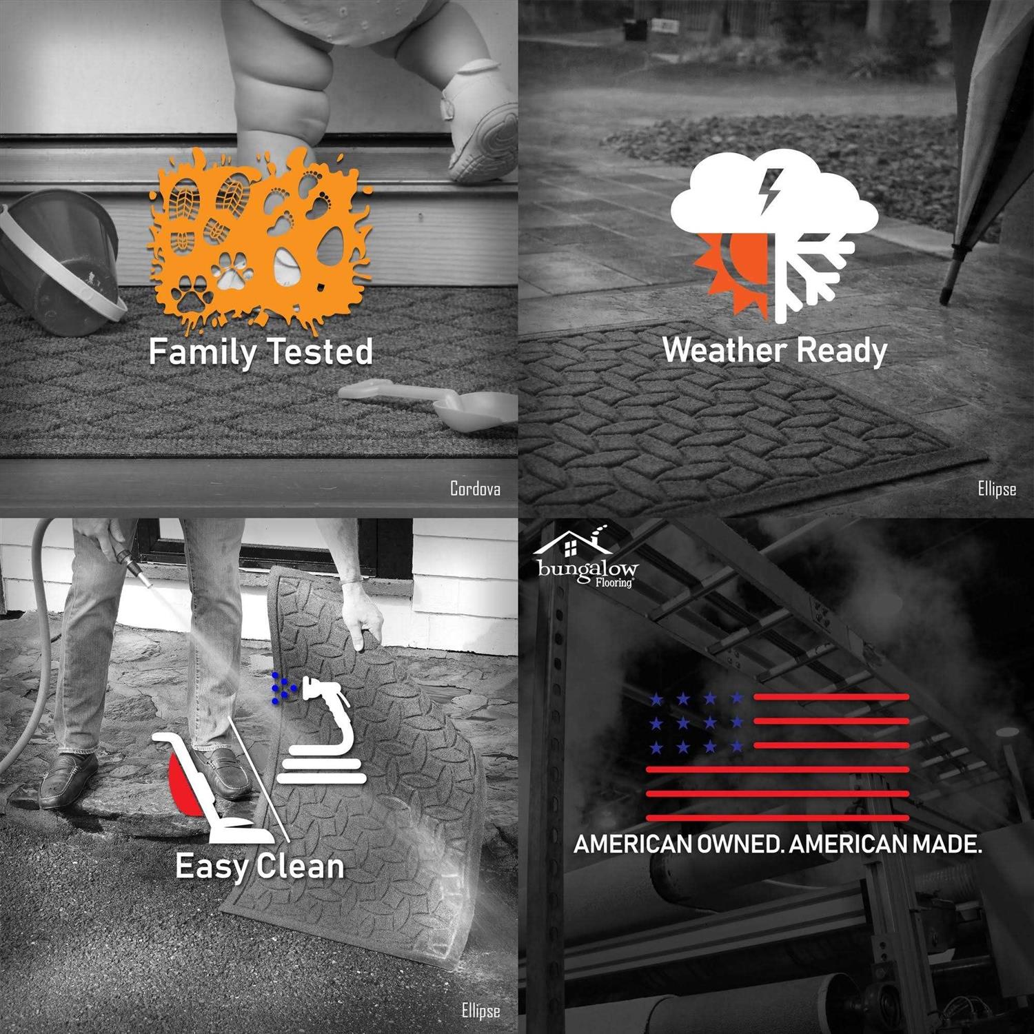 Waterhog Fern Doormat, 2′ x 3′