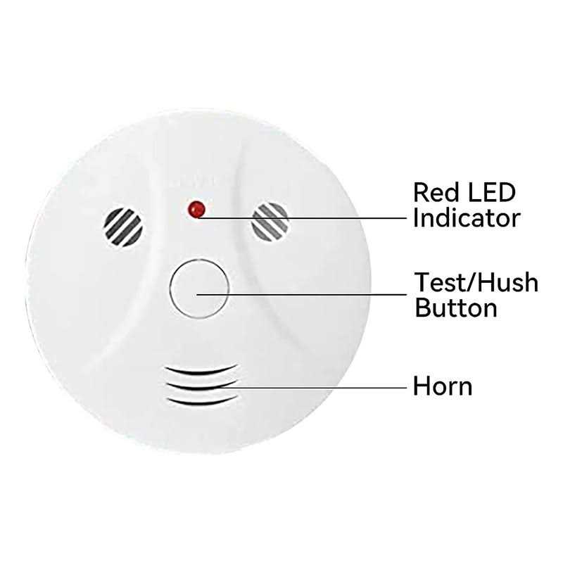 4 Pack Combination Smoke and Carbon Monoxide Detector Battery Operated