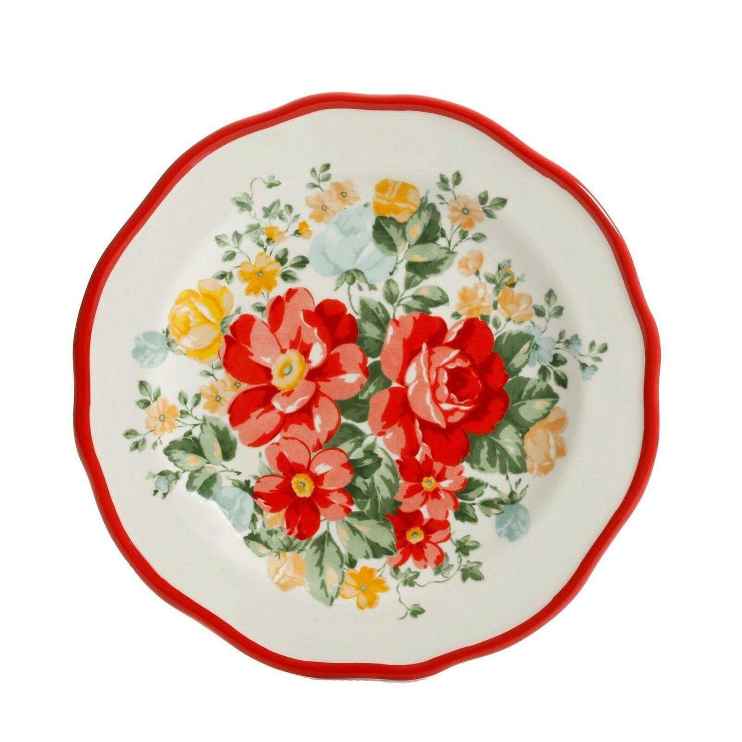 The Pioneer Woman 12-Piece Heritage Floral Dinnerware Set