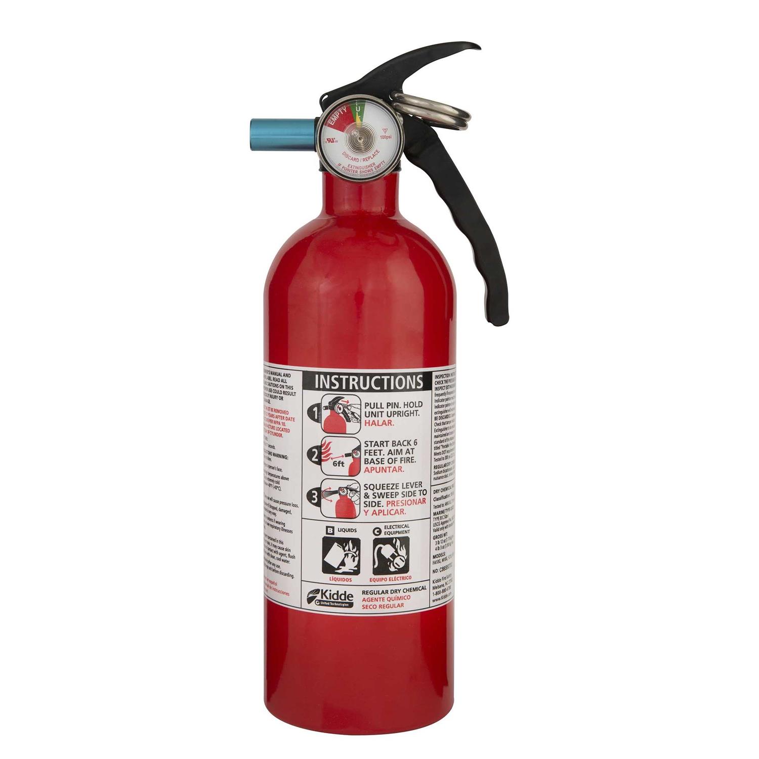 Kidde Disposable Fire Extinguisher 21007077MTL