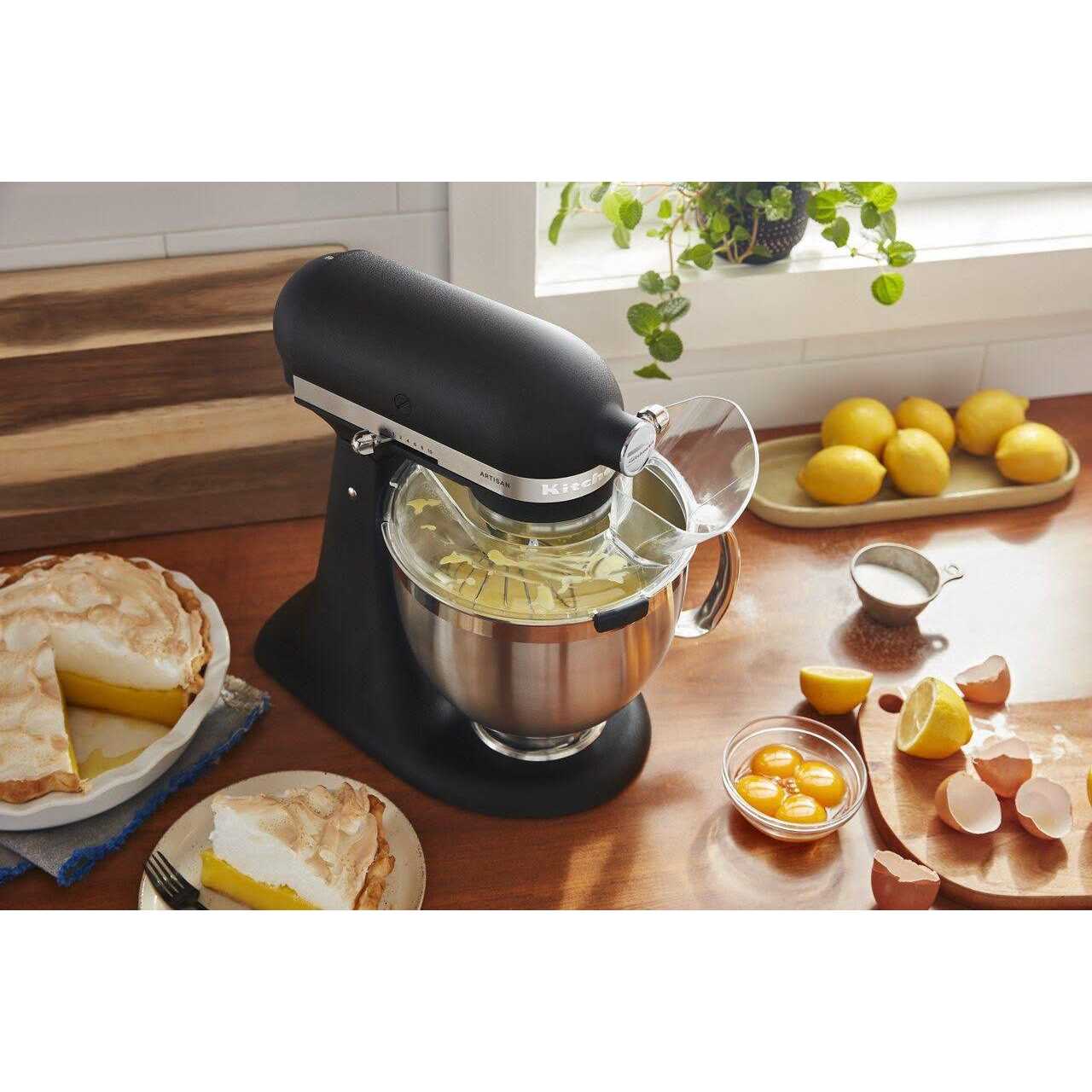 KitchenAid Artisan Series 5 Quart Tilt-Head Stand Mixer w/ Premium Accessory Pack KSM195PSBK