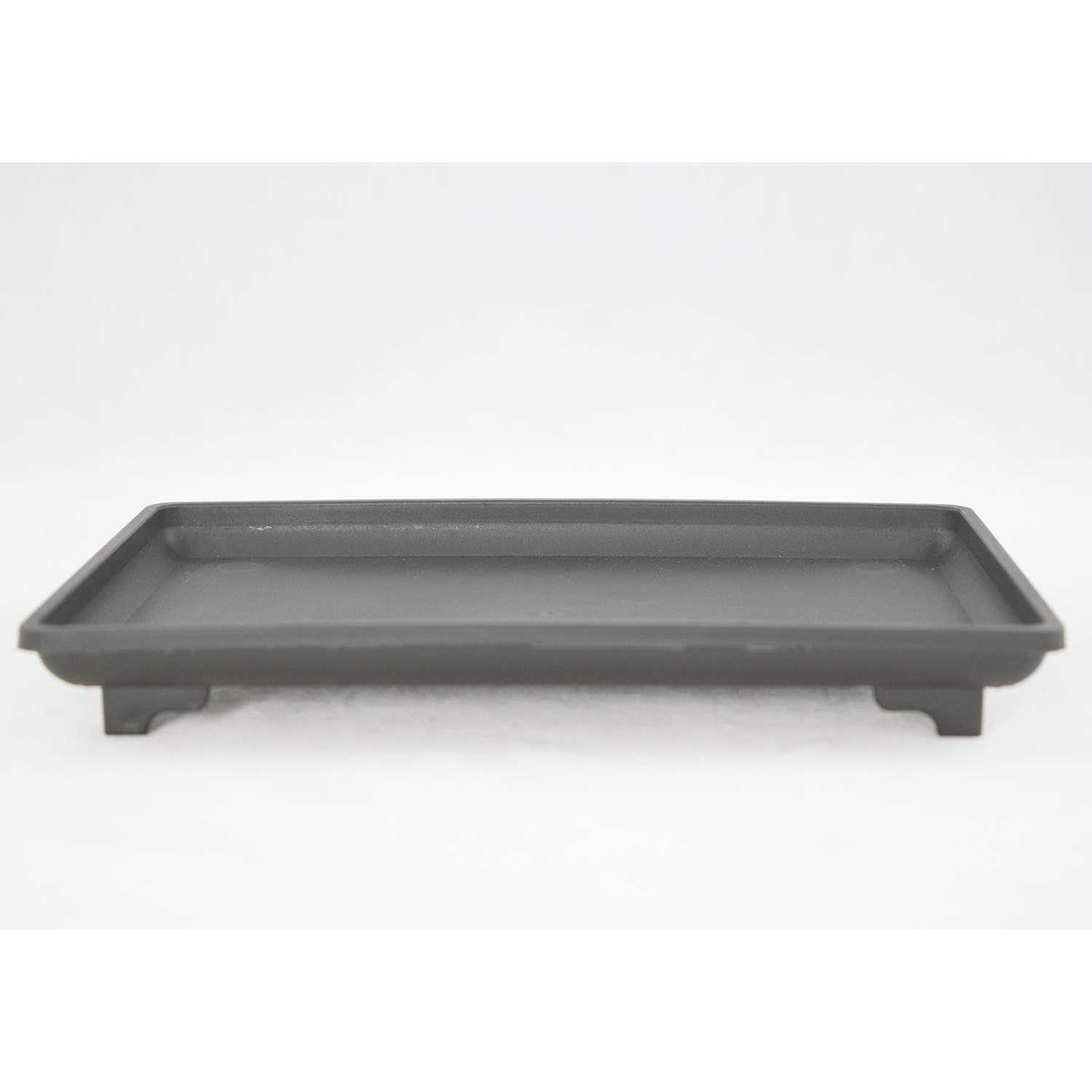 1 Rectangular Black Plastic Humidity/Drip Tray for Bonsai Tree 10.5x 7x 1