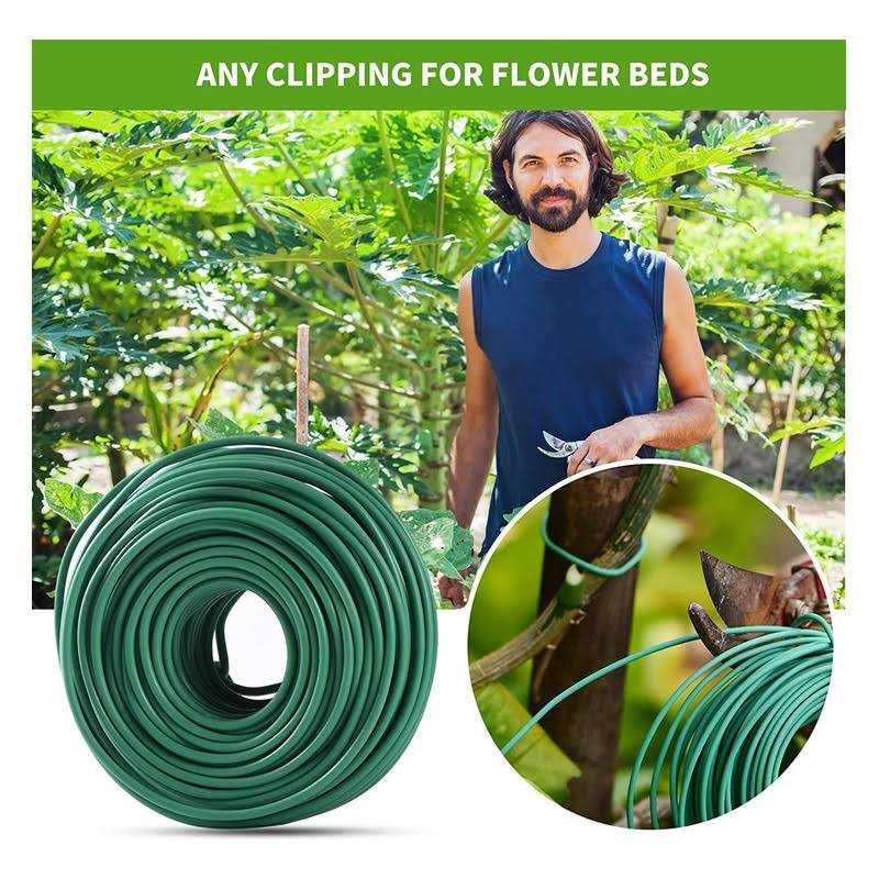 YDSL Soft Tie, Green Twist Garden Ties for Plants