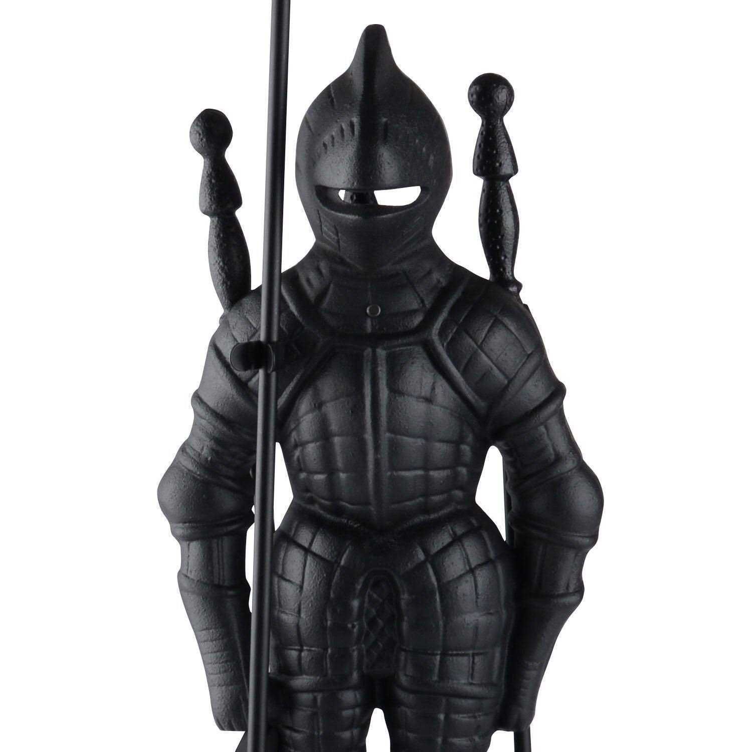 LIZH LIZH METALWORK Lizh Metalwork Dark Knight Fireplace Tool Set