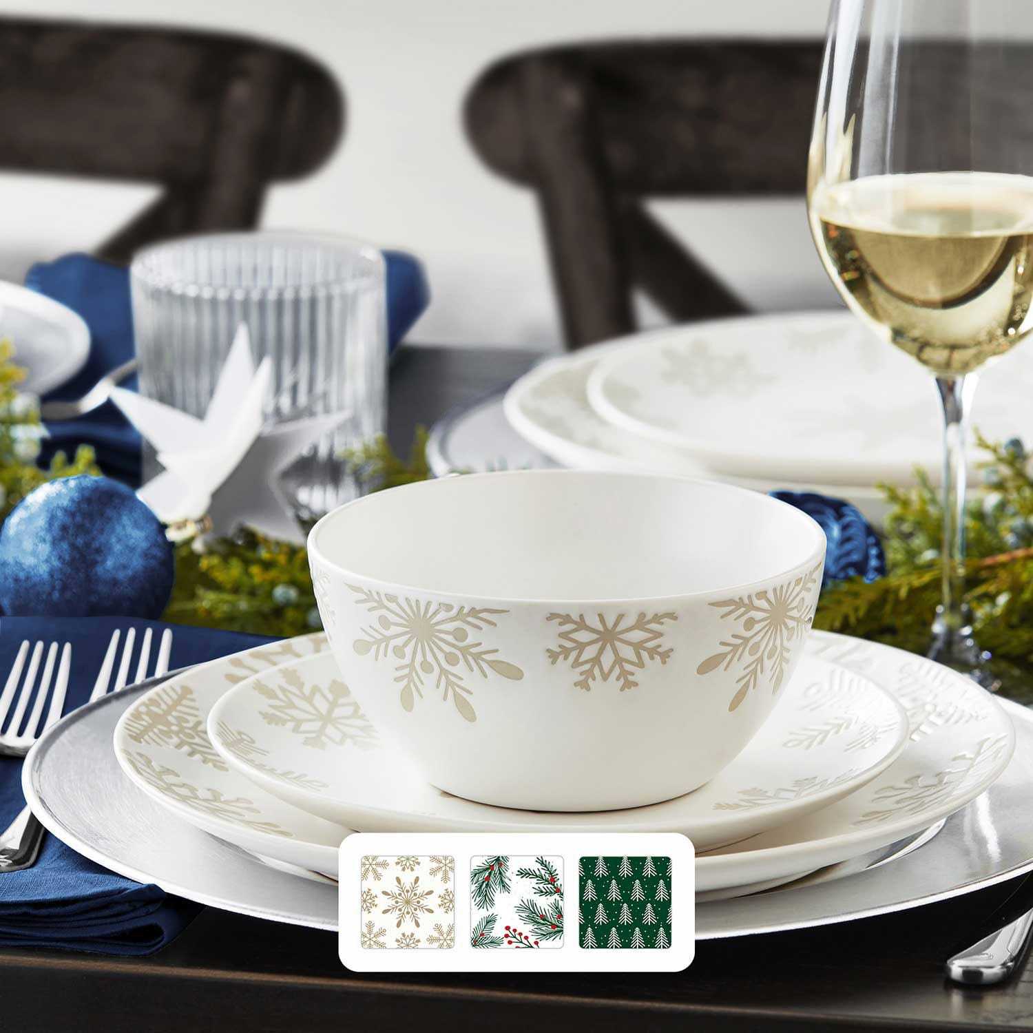 Member’s Mark 12PK Stoneware Holiday Dinnerware Set