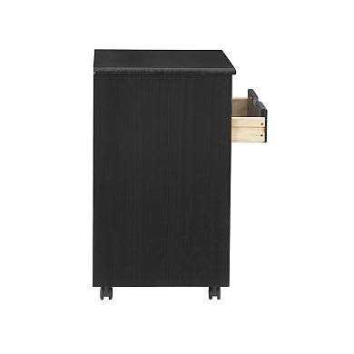 Cary Drawer Rolling Storage Cart Linon