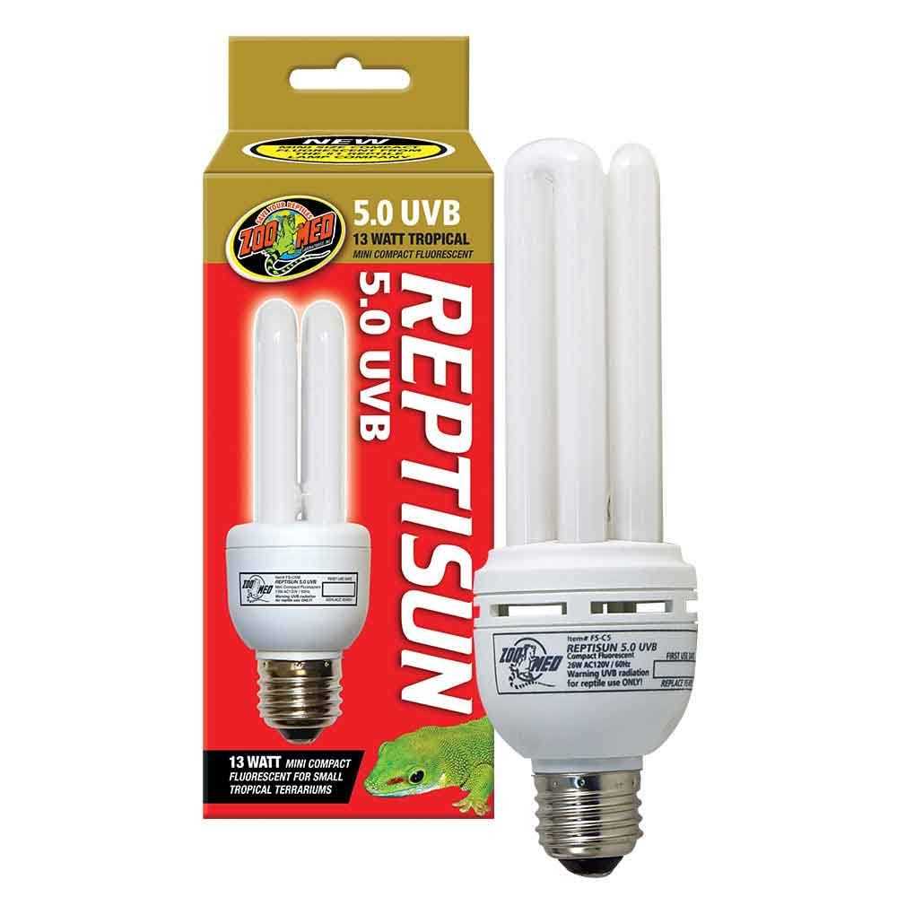 Zoo Med ReptiSun 5.0 Mini Compact Fluorescent UVB Bulb