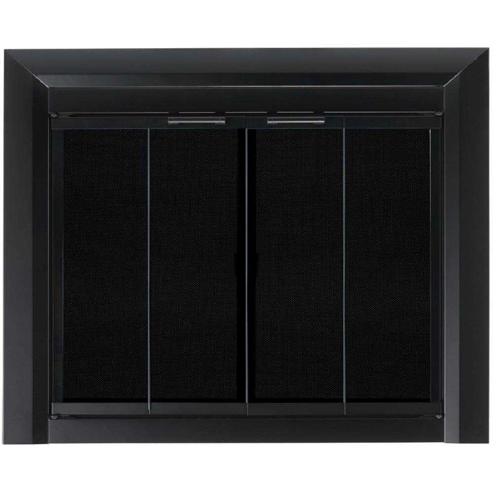 Pleasant Hearth Clairmont Large Glass Fireplace Doors