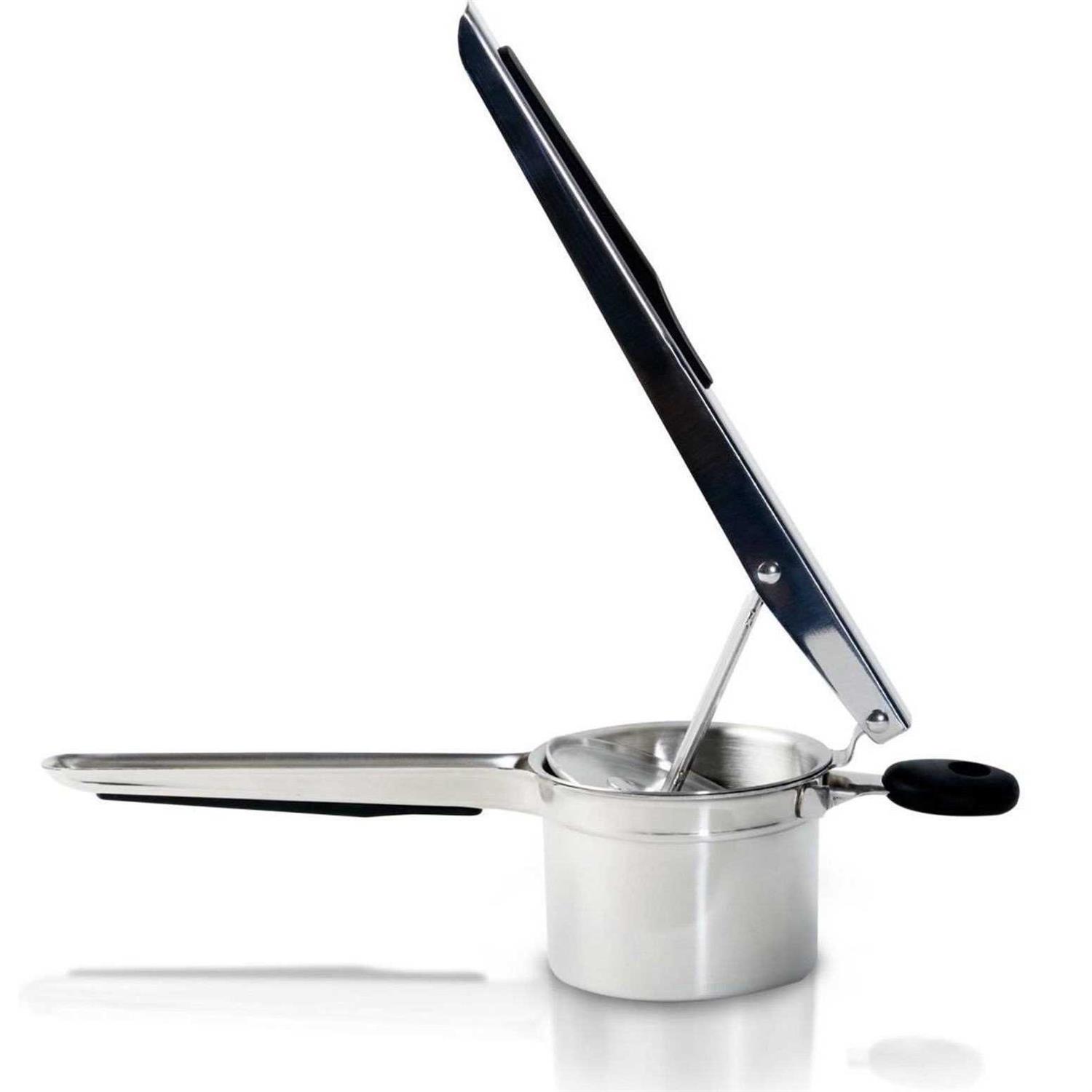 Priority Chef Stainless Steel Potato Ricer and Masher Anti-Slip Makes Light and Fluffy Mashed