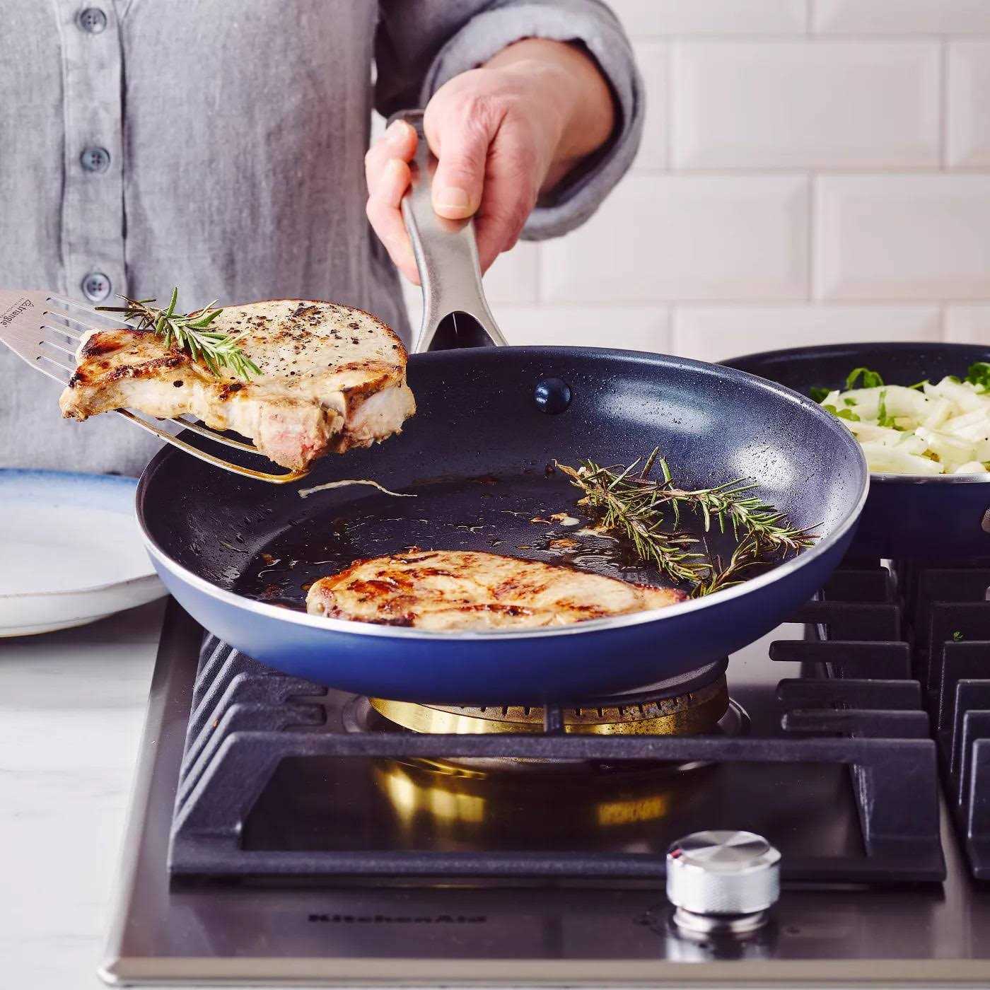 Blue Diamond 8 Ceramic Open Fry Pan