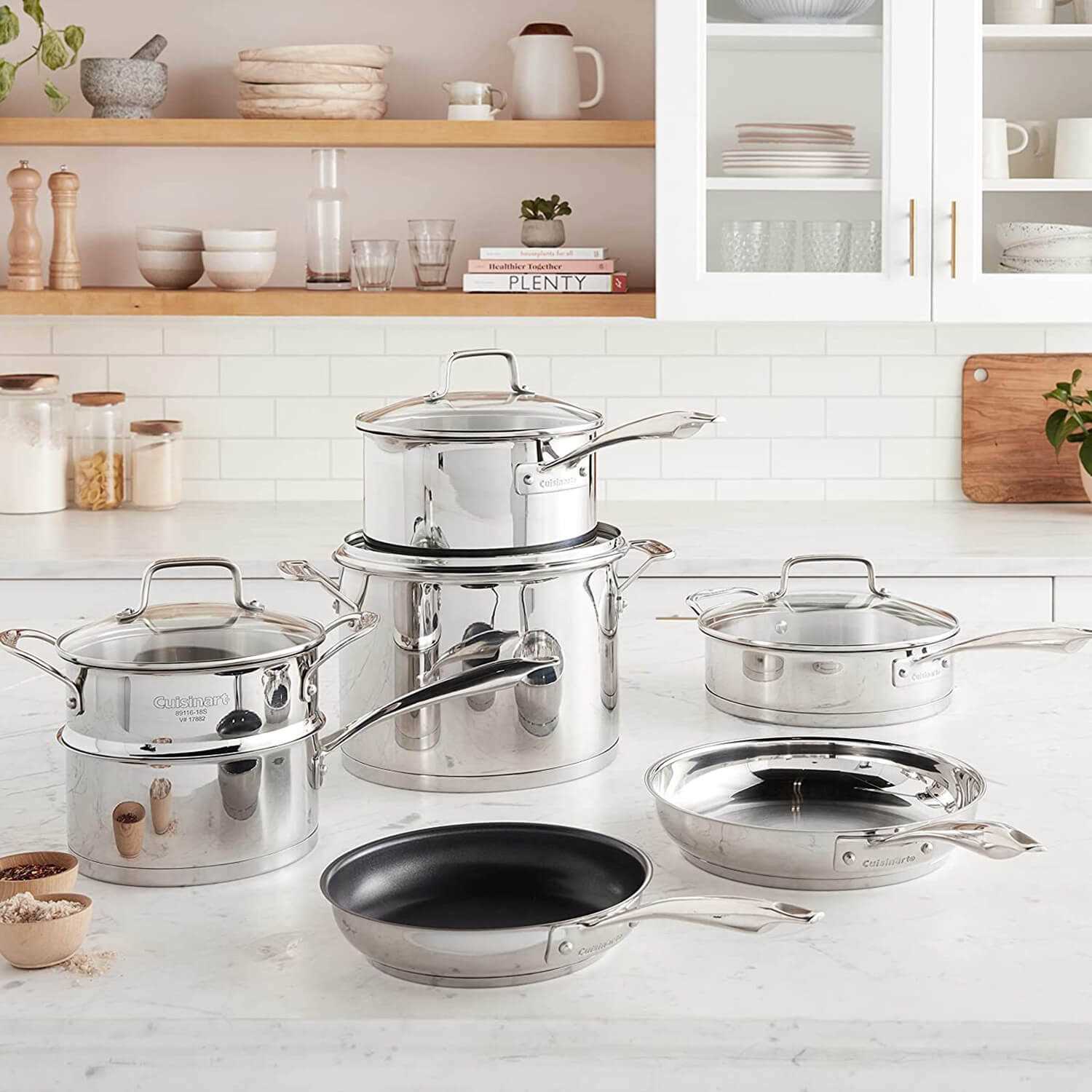 Cuisinart Professional Series Stainless 11-Piece Cookware Set