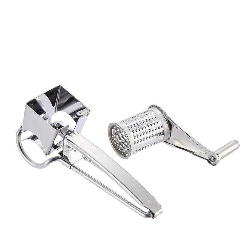 AmazonCommercial Stainless Steel Rotary Cheese Grater