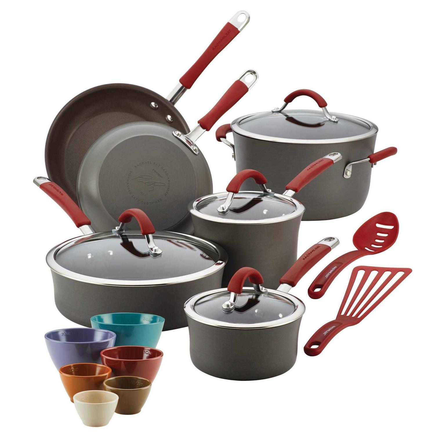 Rachael Ray Cucina Enamel Nonstick Cookware and Set