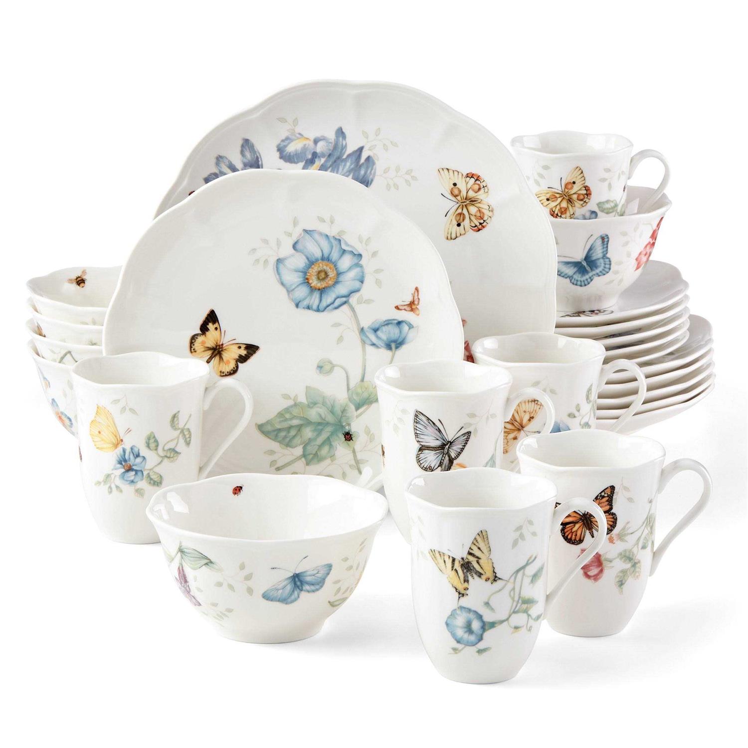 Lenox Butterfly Meadow 24 Piece Dinnerware Set